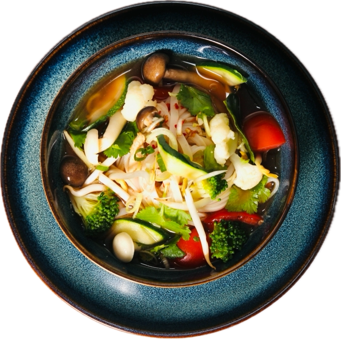 TOM YUM LEVES ZÖLDSÉGEKKEL